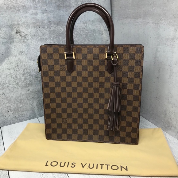 Louis Vuitton Handbags - Damier Ebene ❤️ Louis Vuitton Venice Sac Plat tote